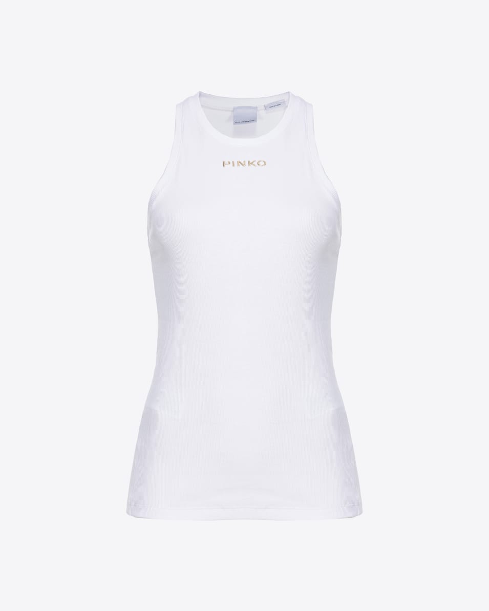 Pinko Geripptes Top mit Logo