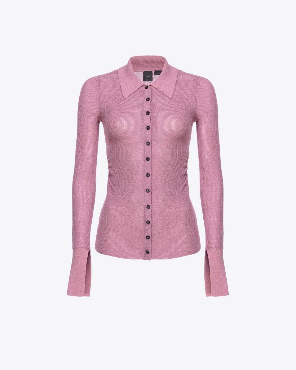 Pinko Hemdbluse aus Lurex-Viskose