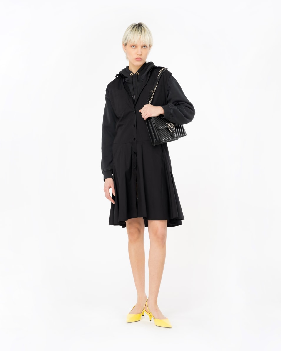 Pinko Hemdblusenkleid Mit Love-Birds-Gürtel