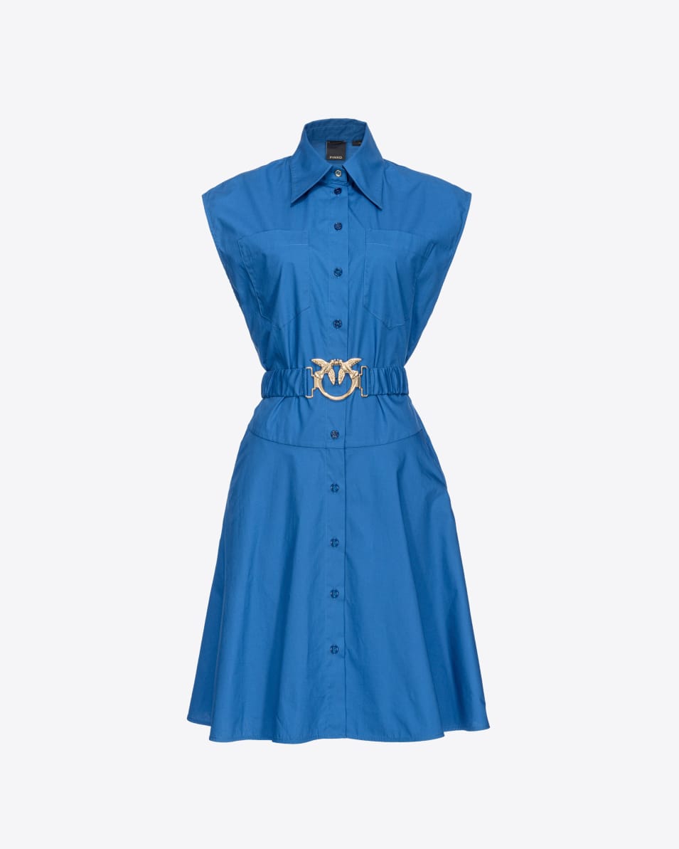 Pinko Hemdblusenkleid mit Love-Birds-Gürtel