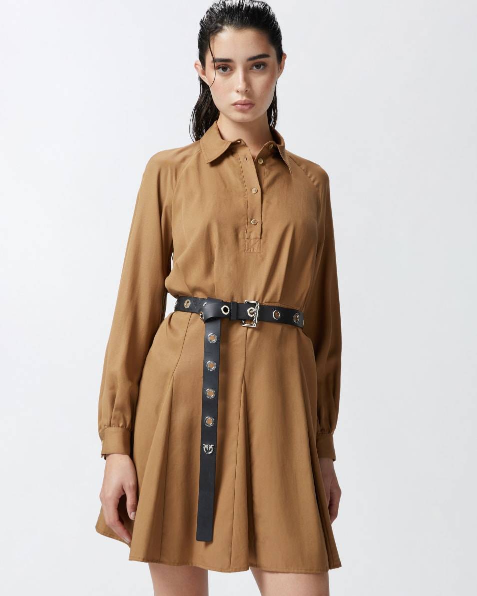 Pinko Hemdblusenkleid Mit Weicher Textur