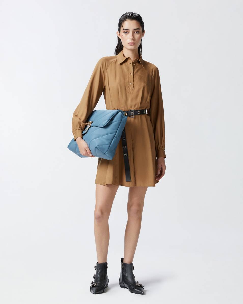 Pinko Hemdblusenkleid Mit Weicher Textur