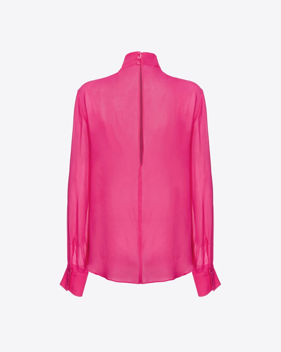 Pinko Hochgeschlossene Georgette-Bluse