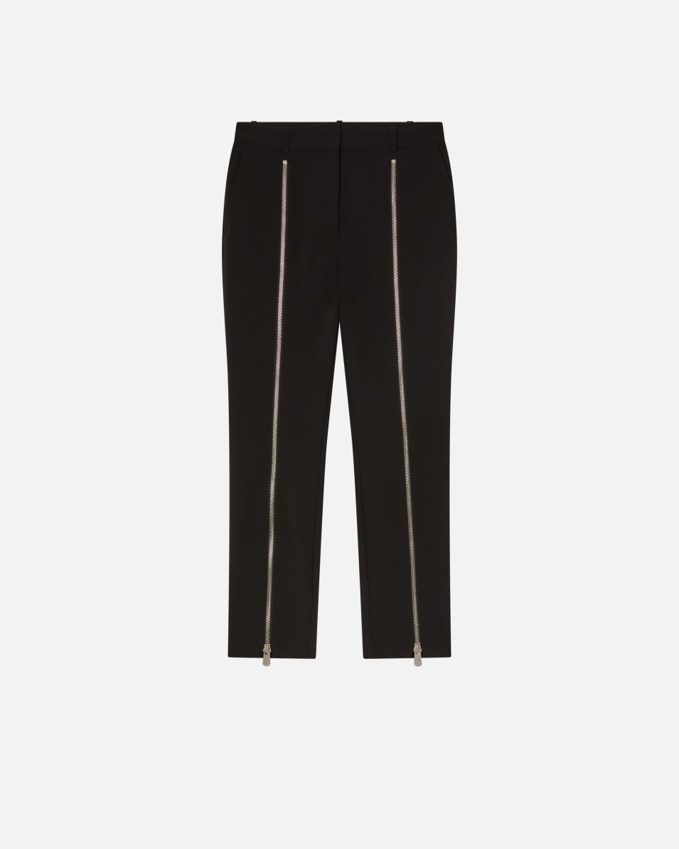 Pinko Hose im Slim Fit mit Metallreißverschluss