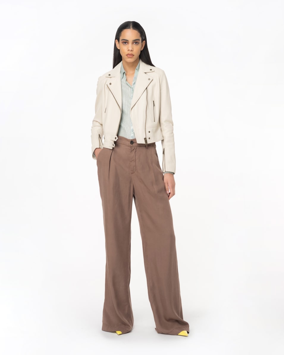 Pinko Hose Mit Weitem Bein Aus Lyocell