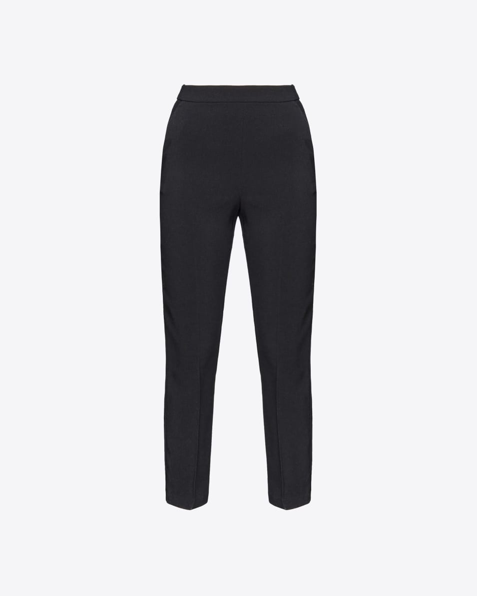 Pinko Hose Slim aus technischem Stretch-Crêpe