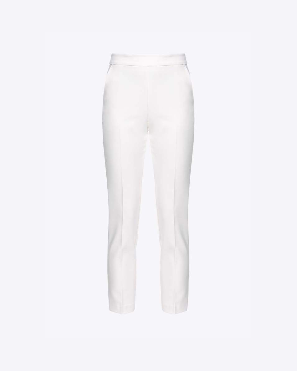 Pinko Hose Slim aus technischem Stretch-Crêpe