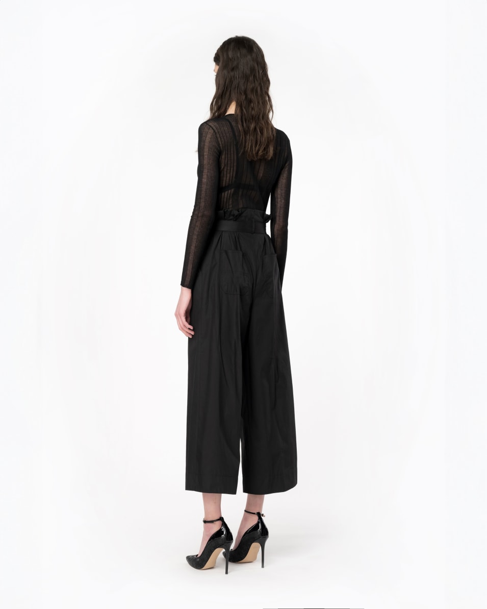 Pinko Hose Wide Leg Mit Gürtel