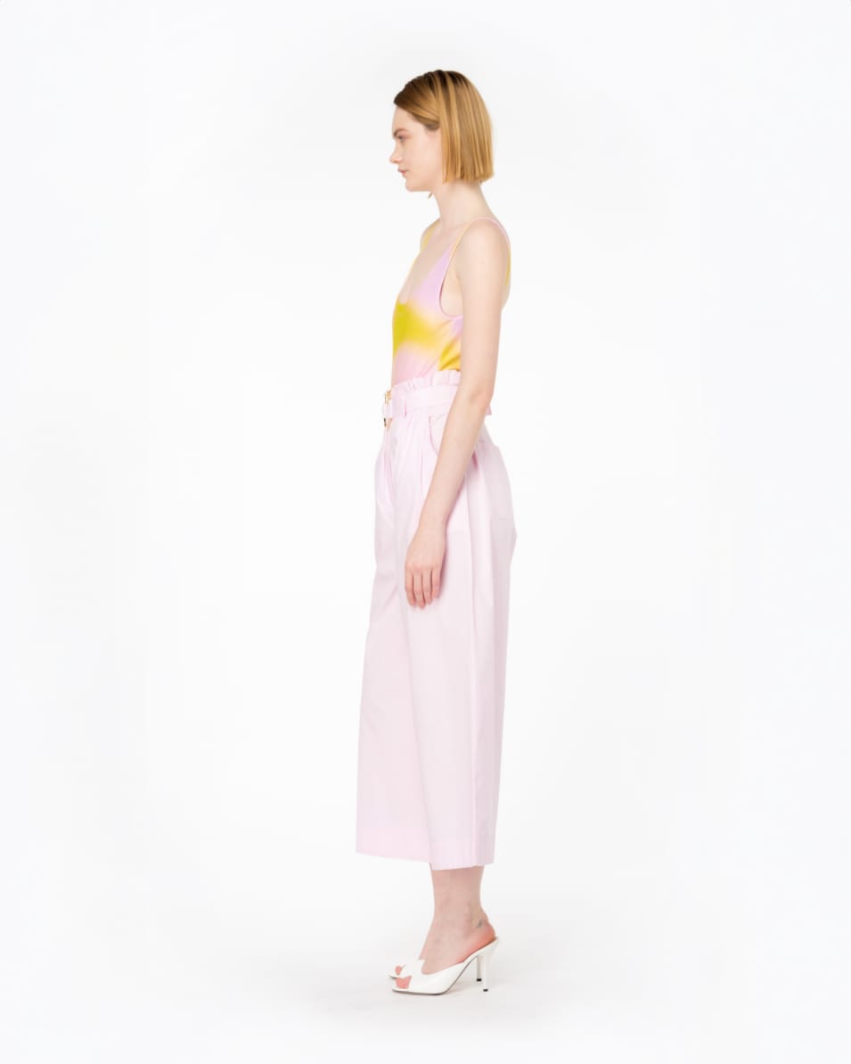 Pinko Hose Wide Leg Mit Gürtel