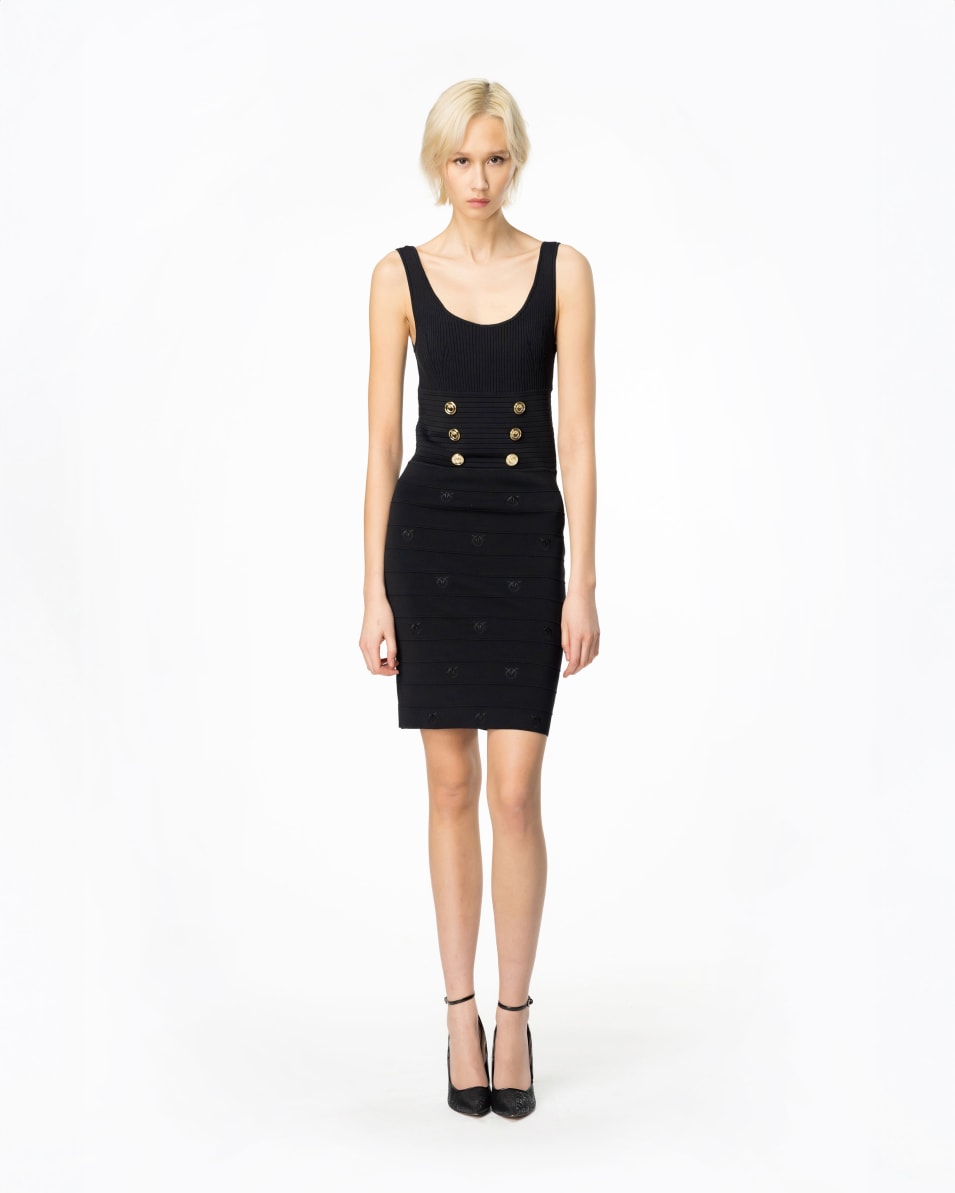 Pinko Jacquard-Minikleid Love Birds