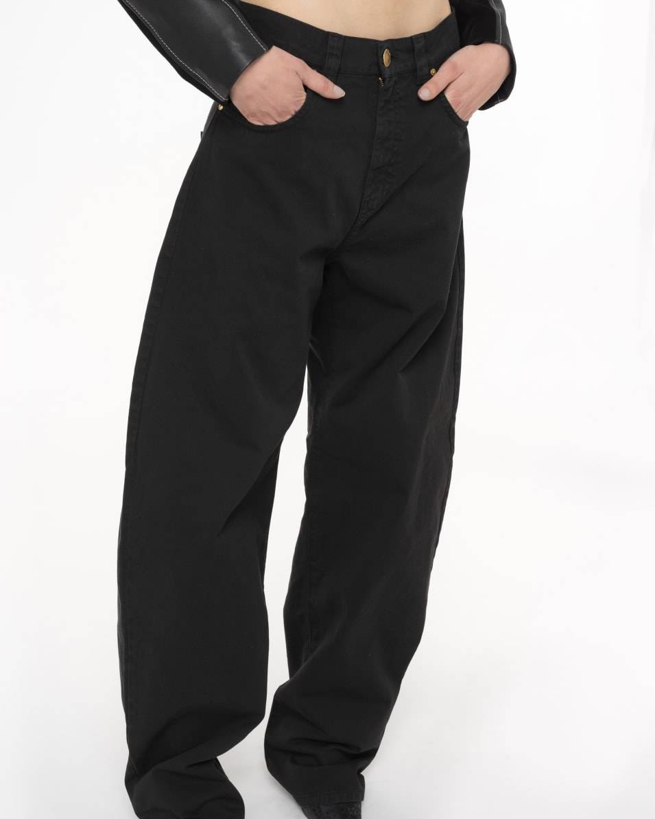 Pinko Jeans Egg Shape Aus Gabardine