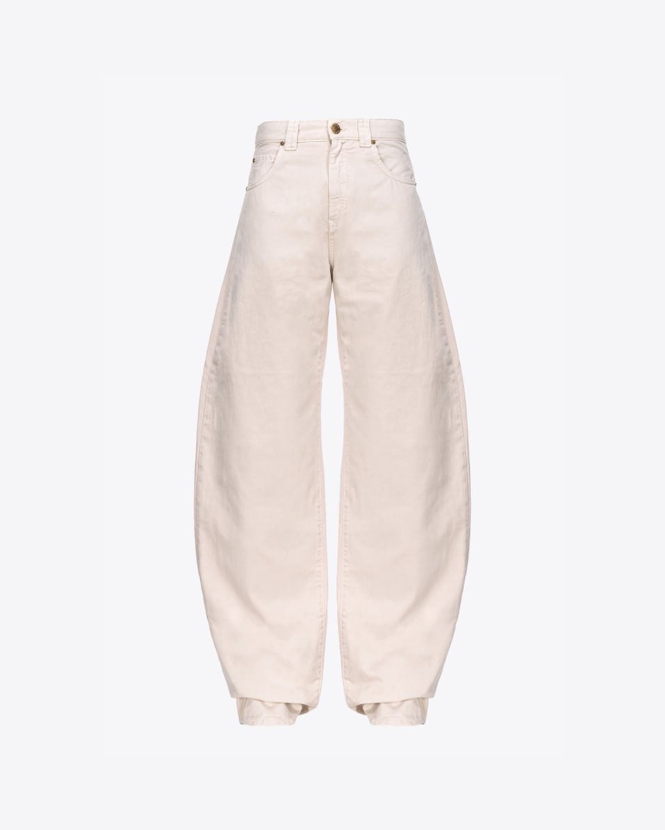 Pinko Jeans Egg Shape aus Gabardine
