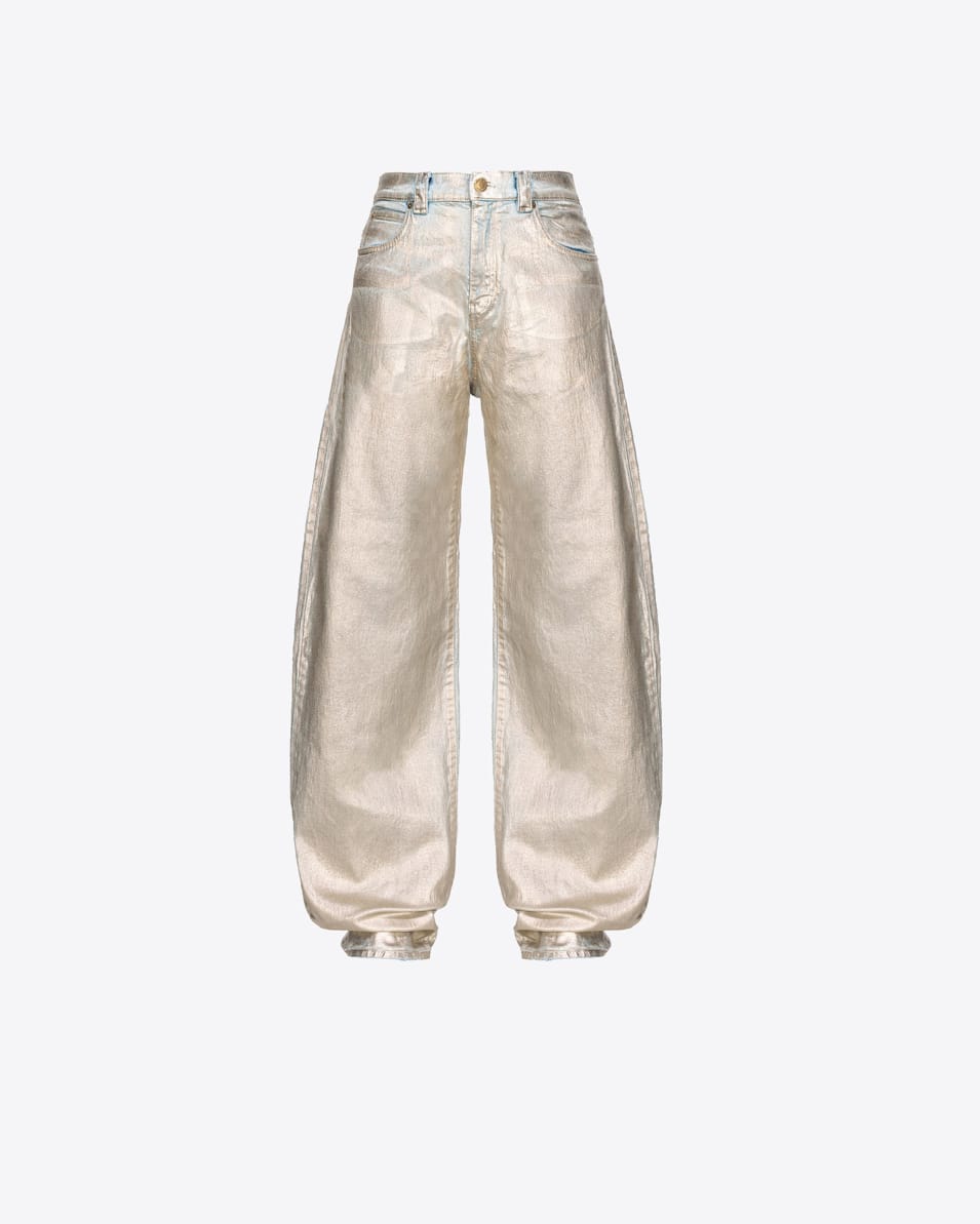 Pinko Jeans Egg Shape Shining Denim