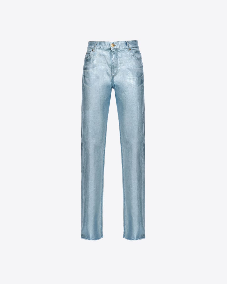 Pinko Jeans Straight Shining Denim