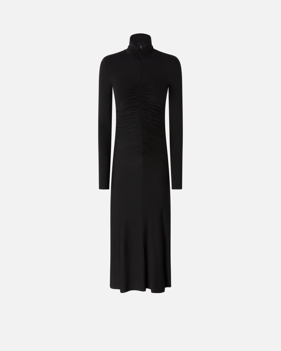 Pinko Jersey midi dress with zip
