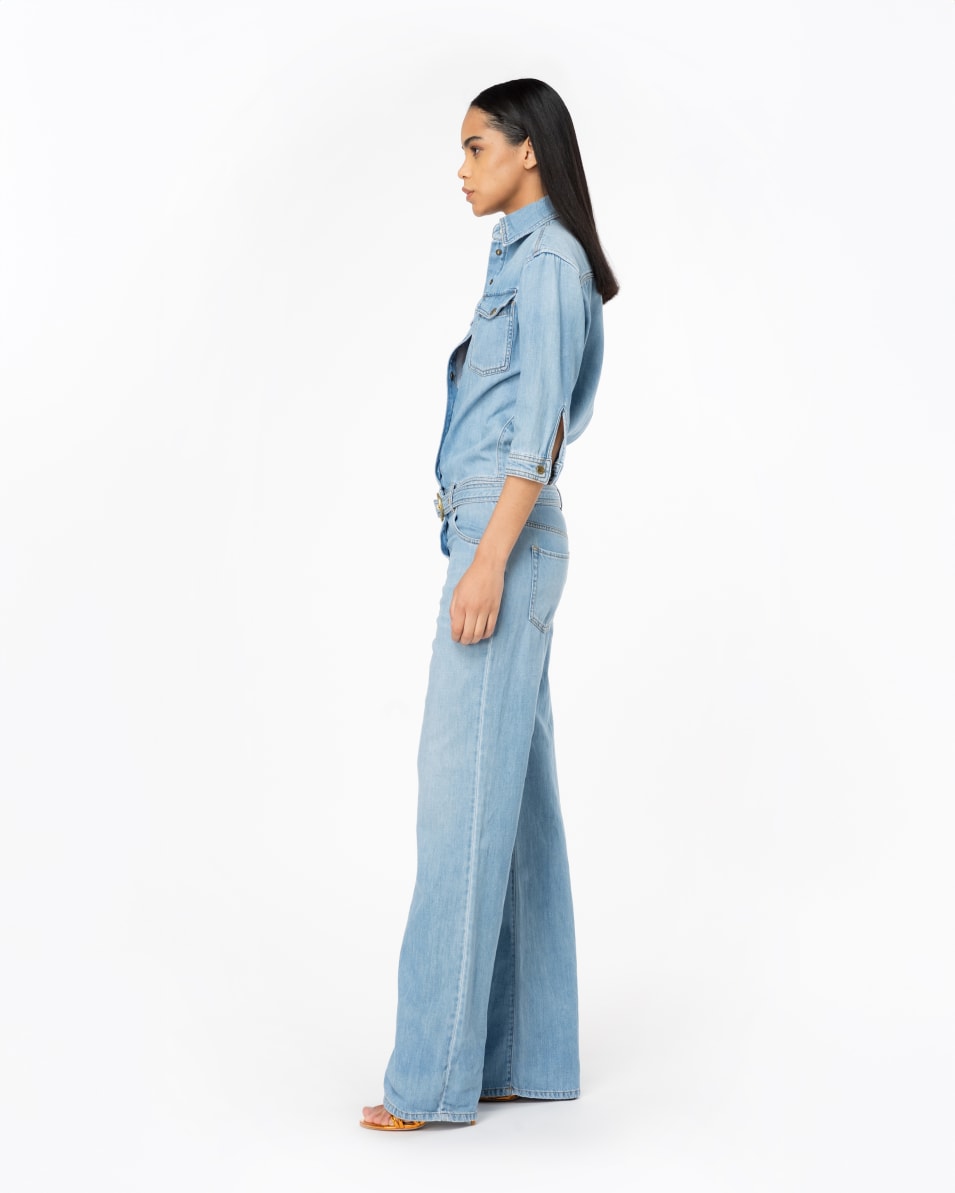 Pinko Jumpsuit Aus Leichtem Denim