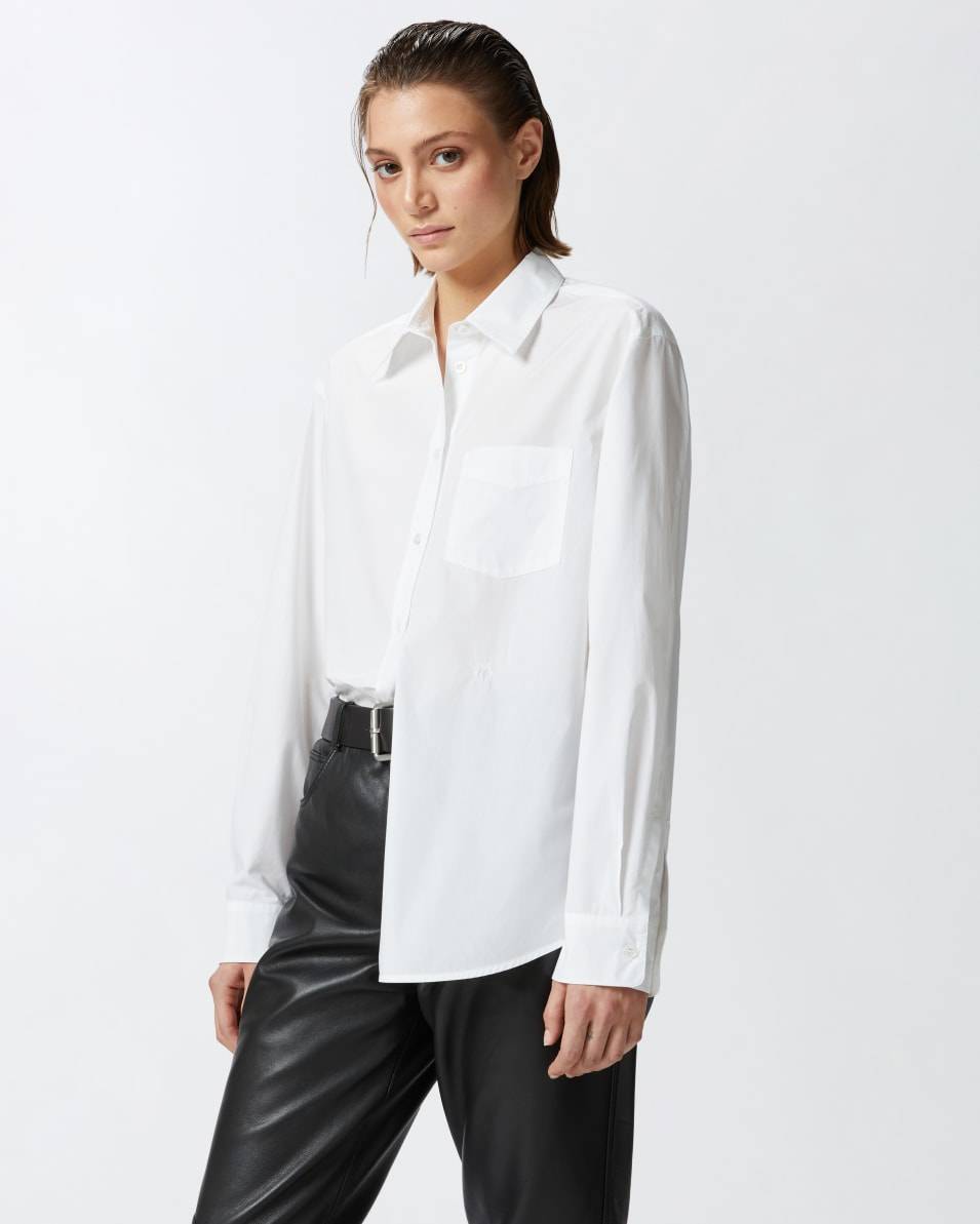 Pinko Klassische Popeline-Hemdbluse