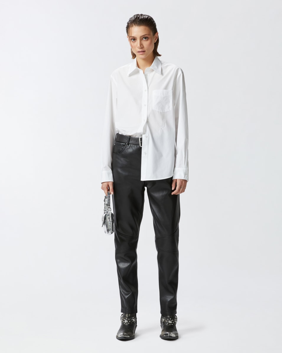 Pinko Klassische Popeline-Hemdbluse