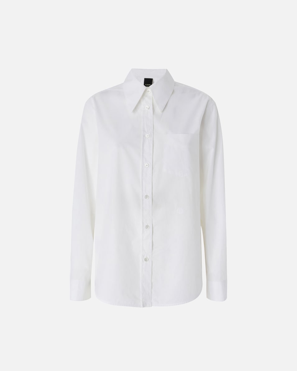 Pinko Klassische Popeline-Hemdbluse