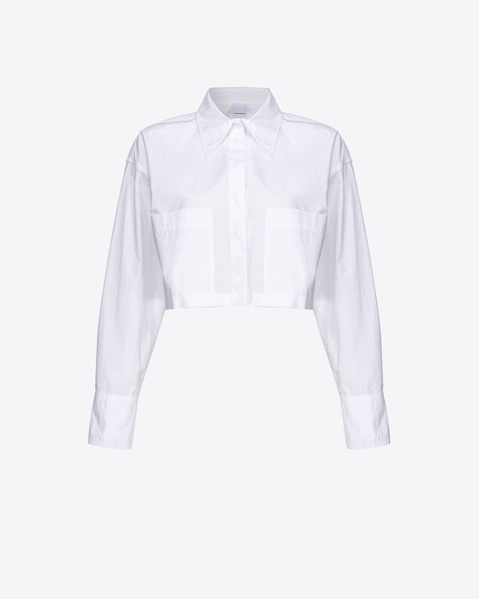Pinko Kurze Popeline-Bluse