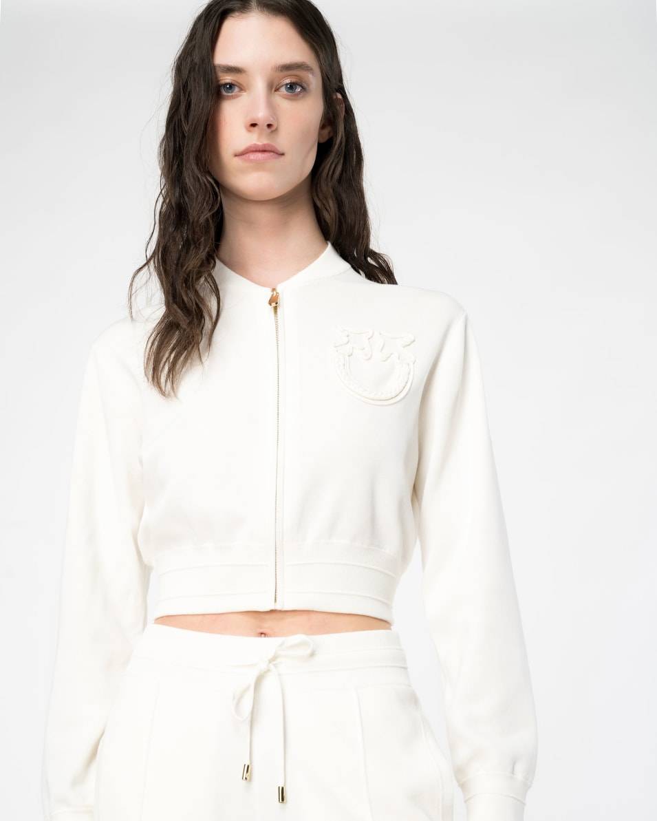 Pinko Kurze Sweatjacke Im Bomberstil