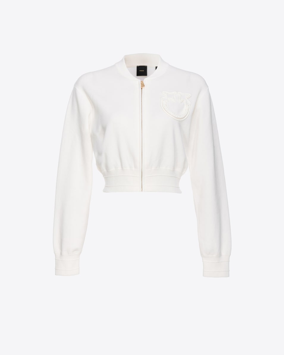 Pinko Kurze Sweatjacke im Bomberstil