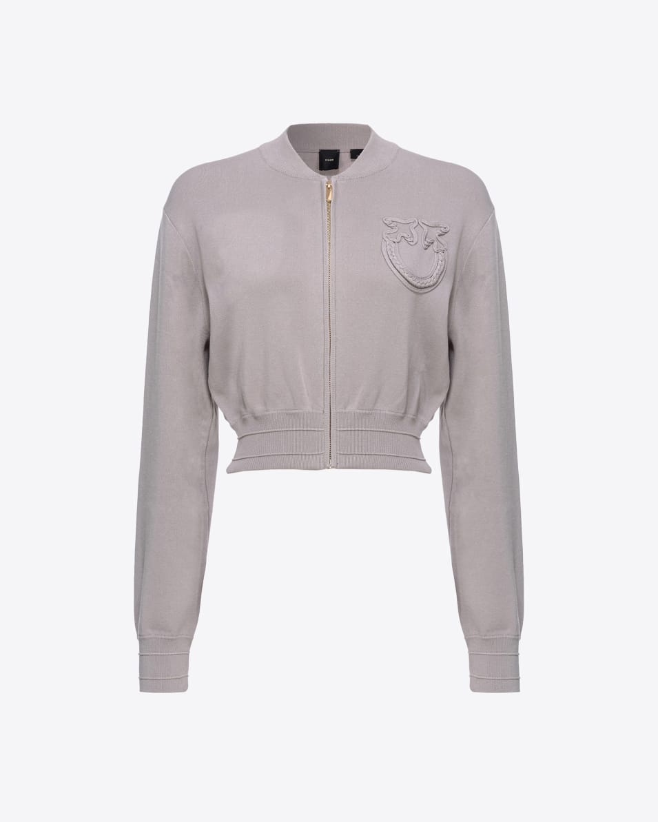 Pinko Kurze Sweatjacke im Bomberstil
