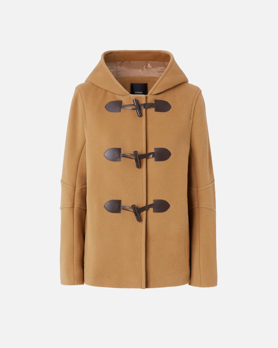 Pinko Kurzer Montgomery-Mantel mit Riegeln