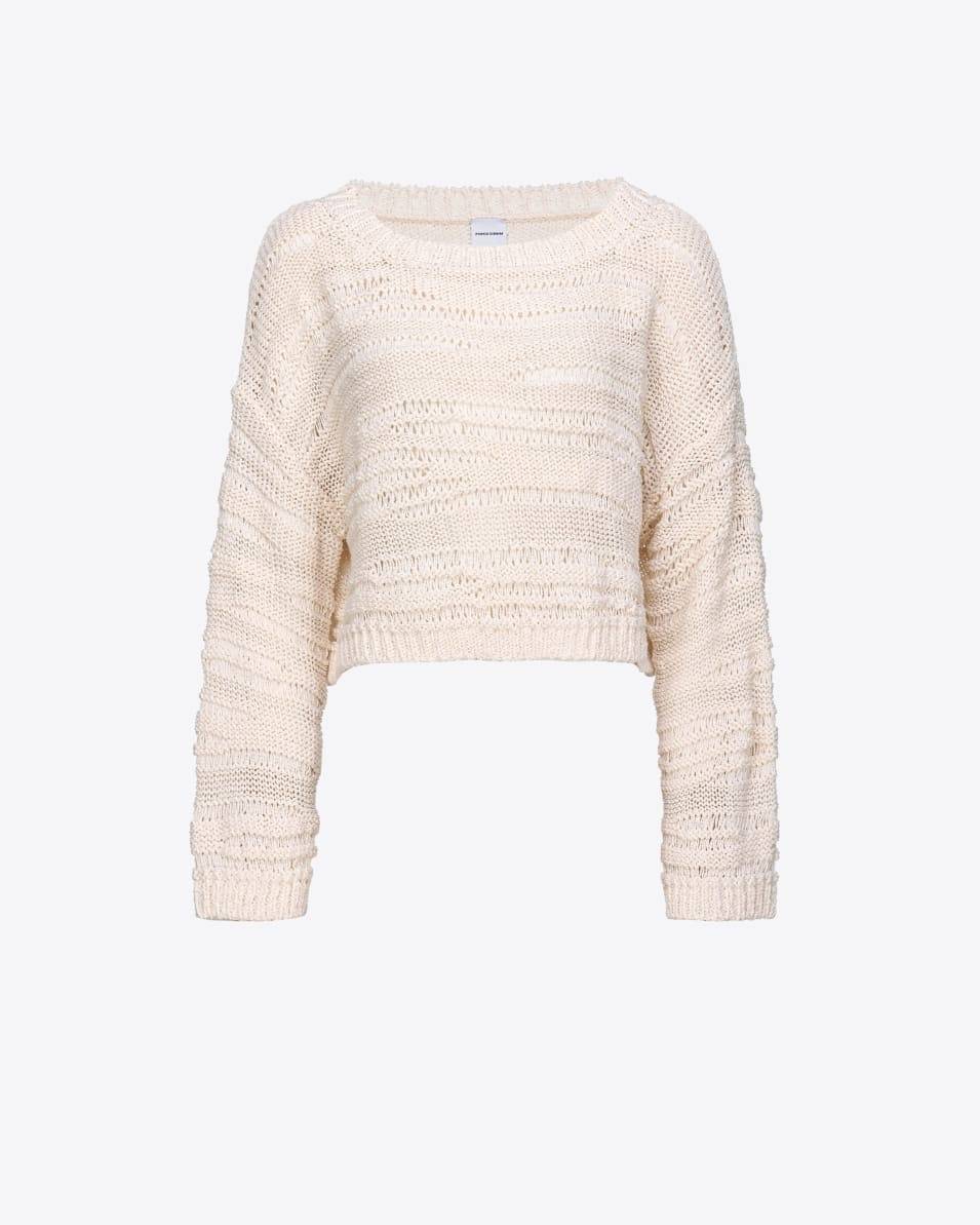 Pinko Kurzer Pulli aus Baumwollmix