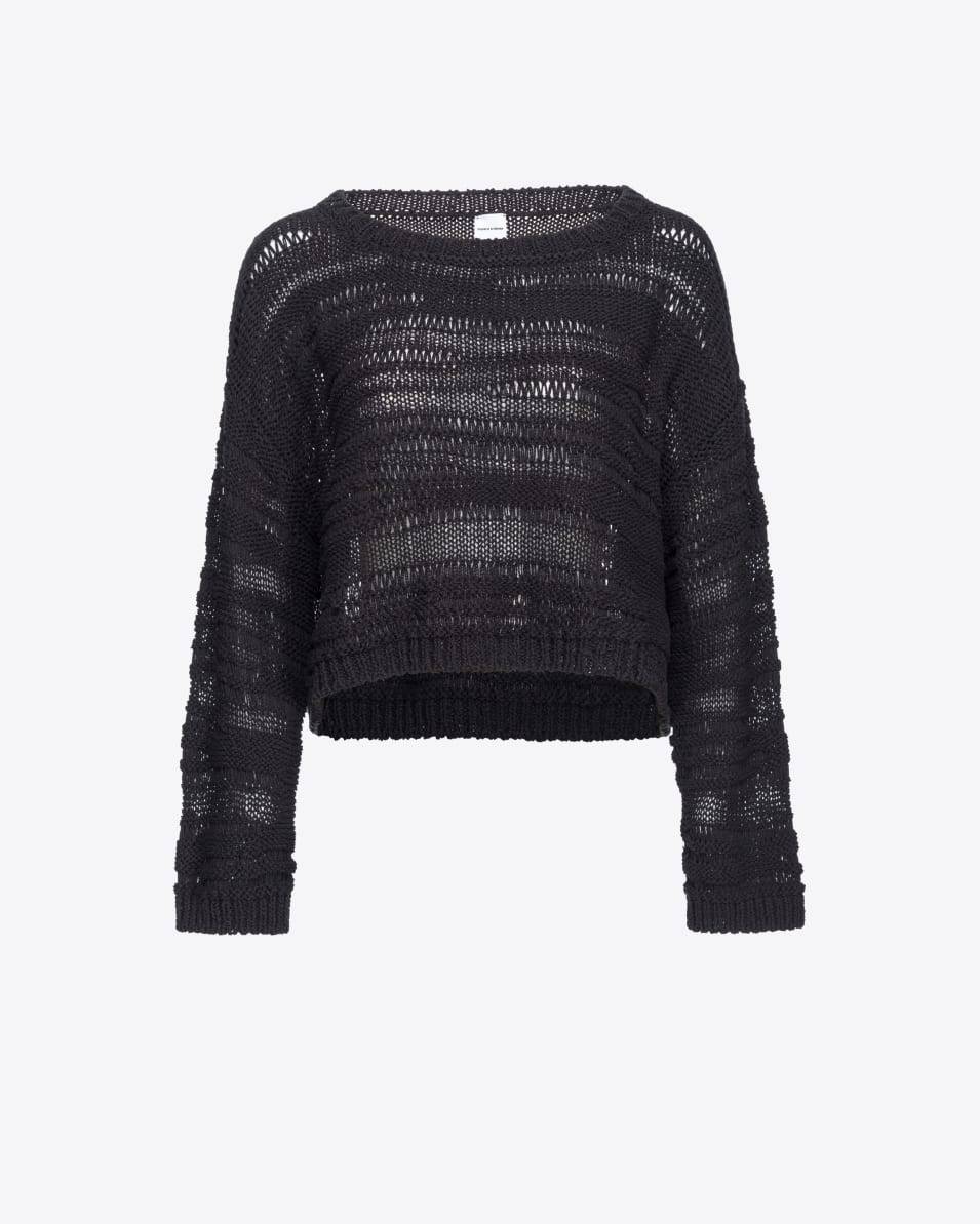 Pinko Kurzer Pulli aus Baumwollmix