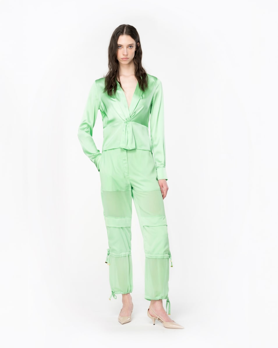 Pinko Langarmbluse Aus Satin