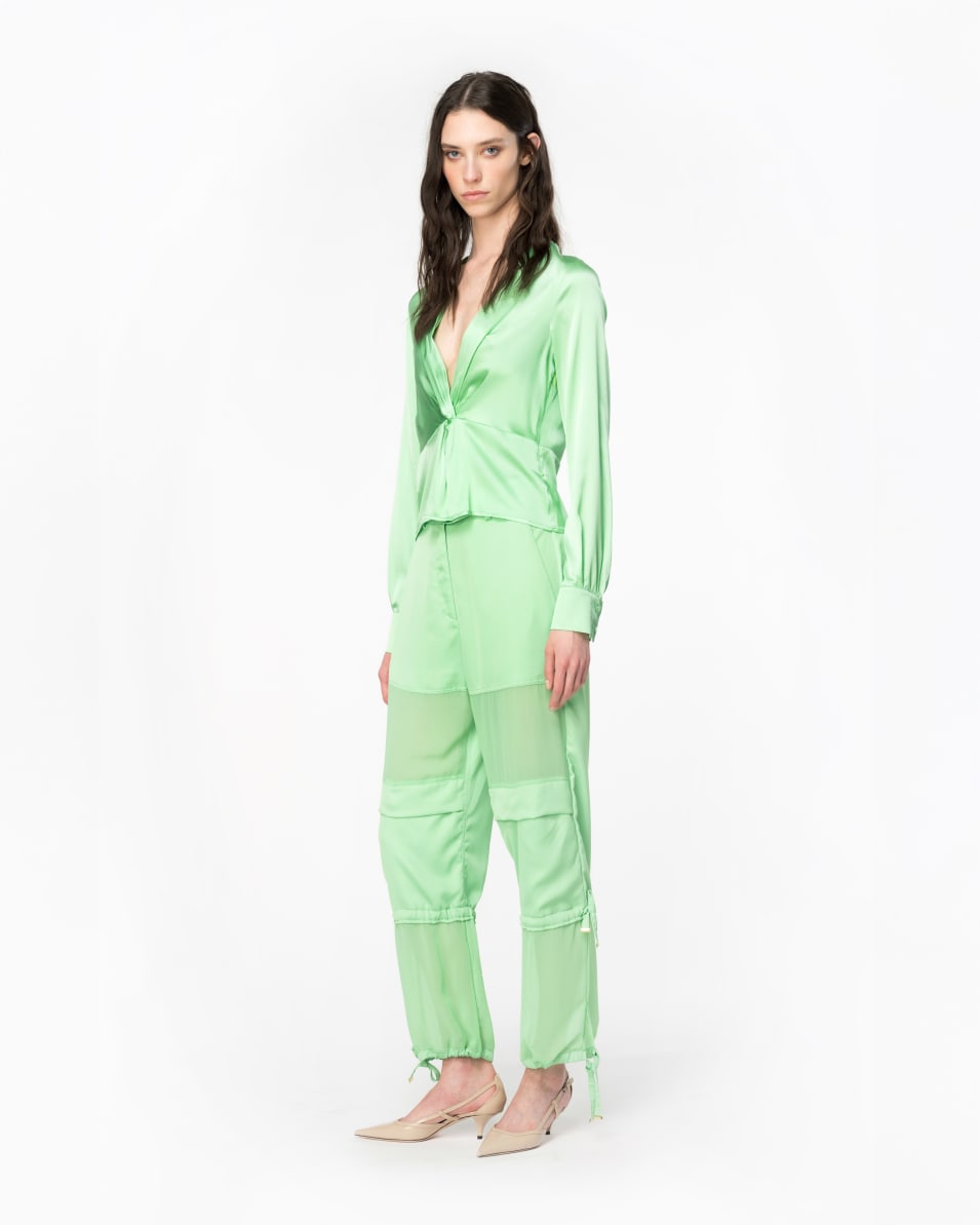 Pinko Langarmbluse Aus Satin