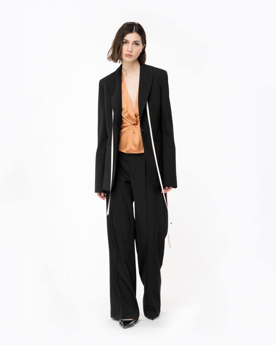 Pinko Langarmbluse Aus Satin