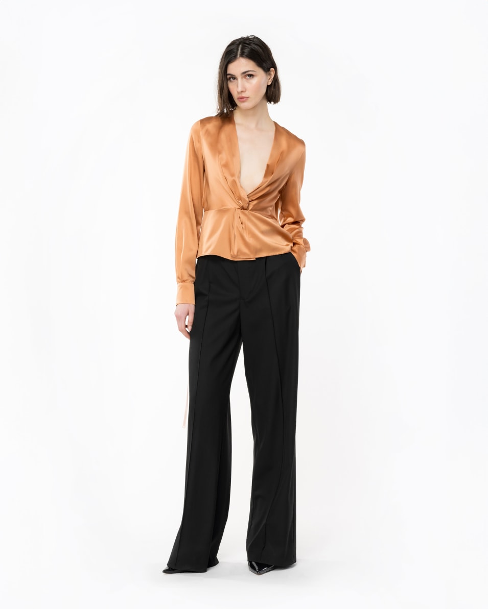 Pinko Langarmbluse Aus Satin