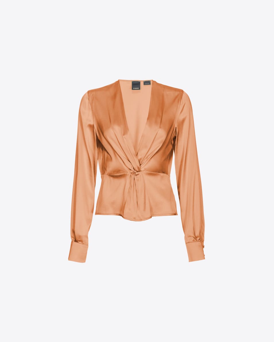 Pinko Langarmbluse aus Satin