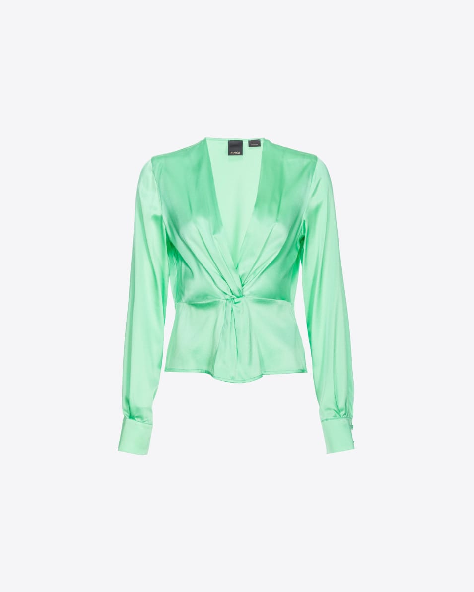 Pinko Langarmbluse aus Satin