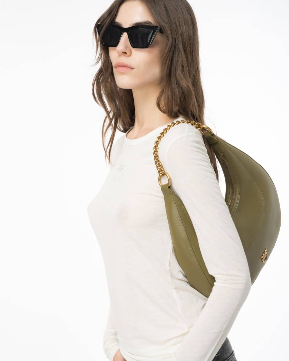 Pinko Langarmpullover Love-Birds-Stickerei