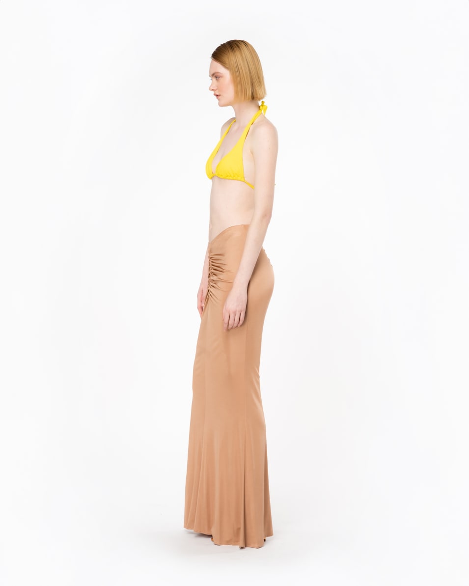 Pinko Langer Rock Aus Glänzendem Jersey