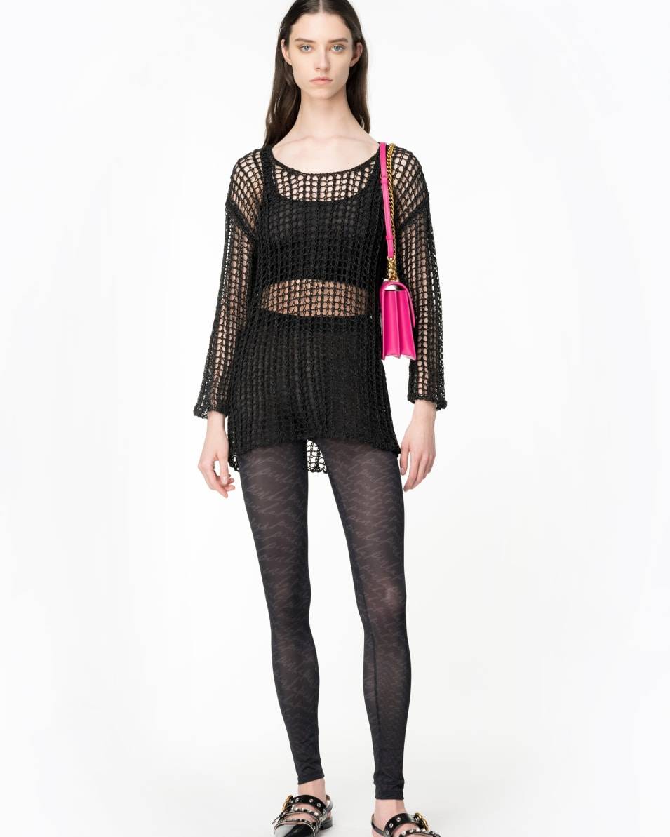 Pinko Leggings Logo Fließend