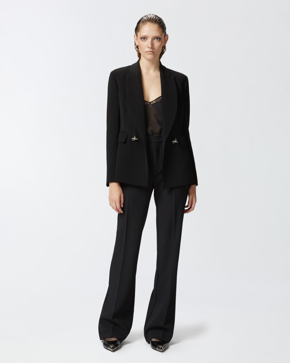 Pinko Leicht Ausgestellte Hose Mit Hohem Bund