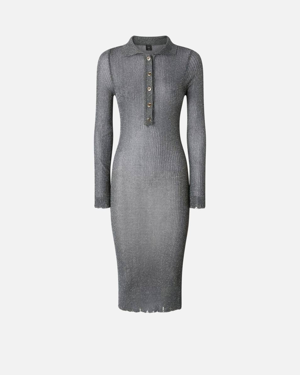 Pinko Leichtes Midikleid im Rippstrick