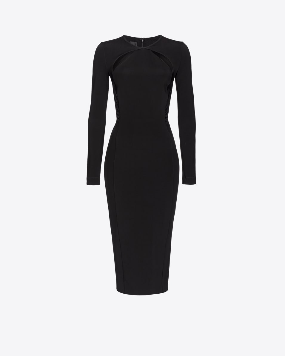 Pinko Longuette-Kleid aus fließendem Neopren