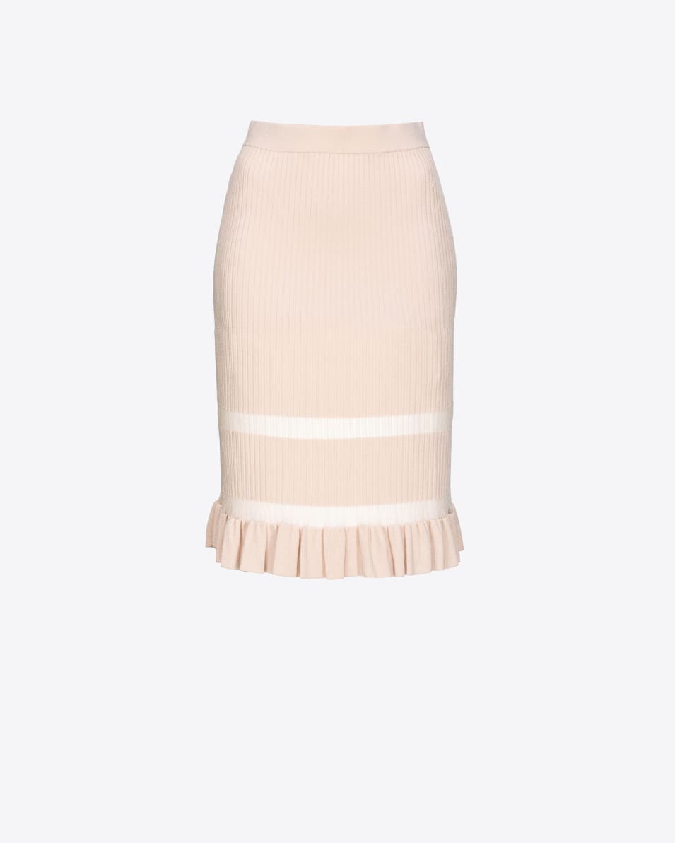 Pinko Longuette-Rippstrickrock