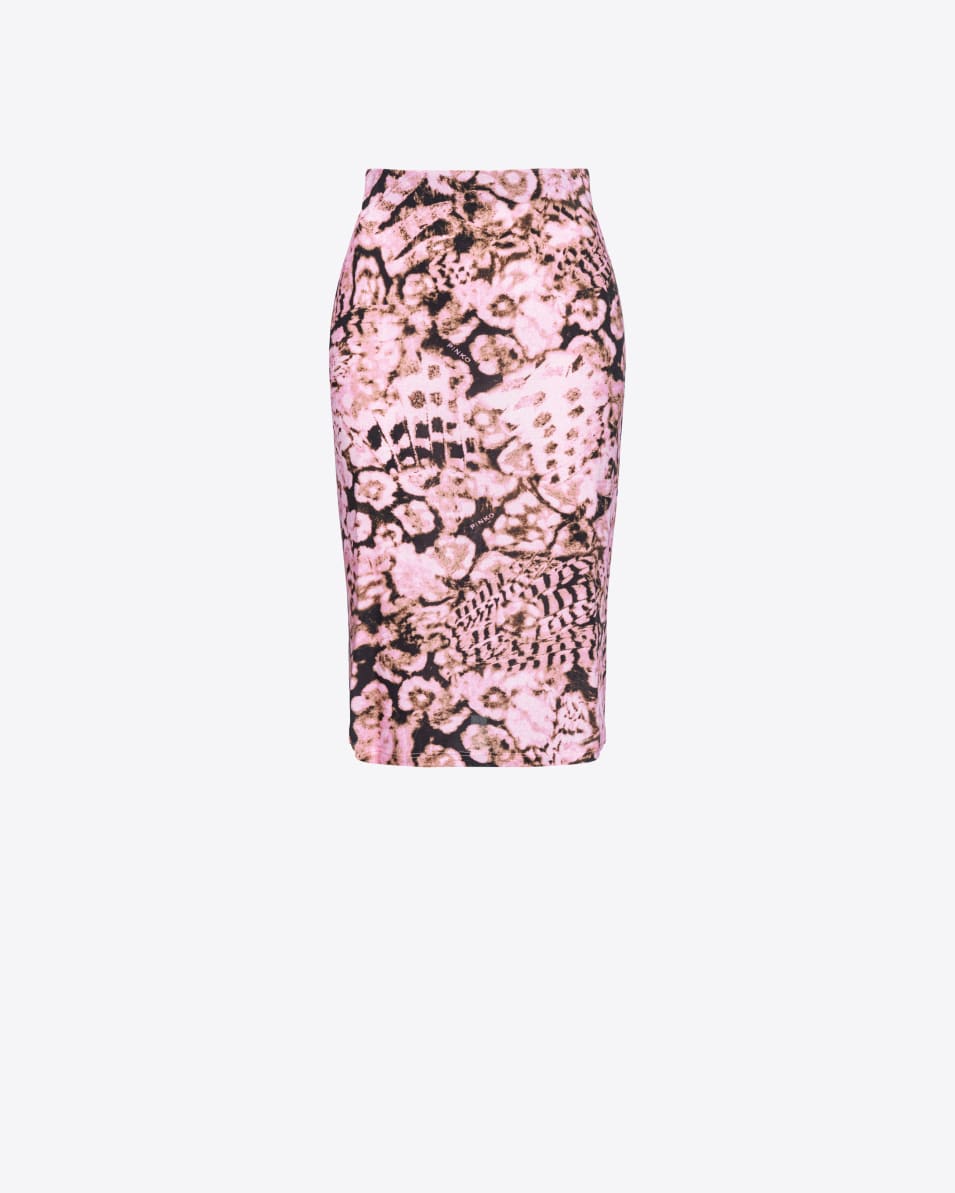 Pinko Longuette-Rock Print Coral Scanner