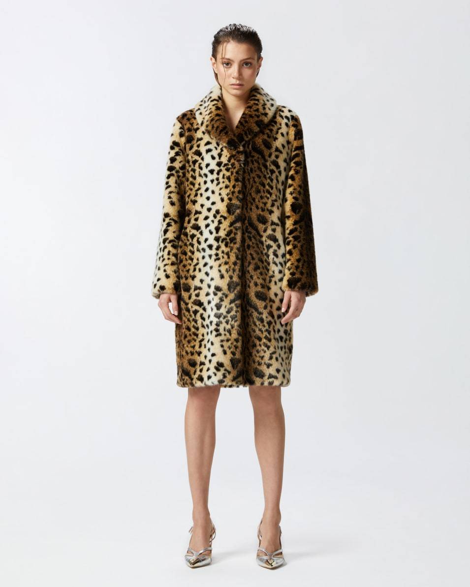 Pinko Mantel In Leoparden-Optik
