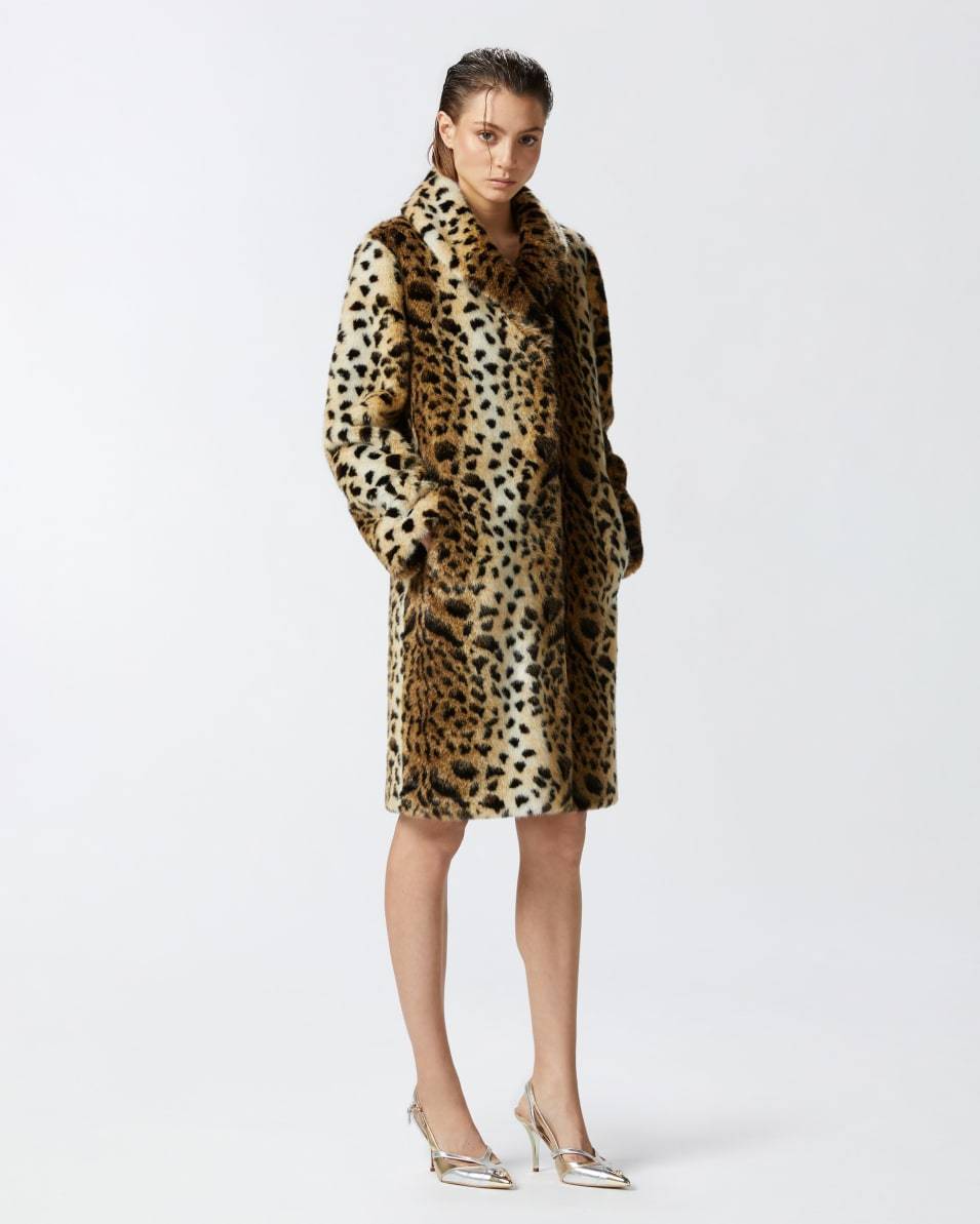 Pinko Mantel In Leoparden-Optik
