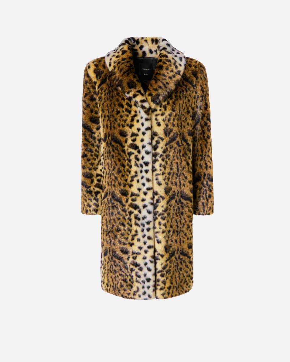 Pinko Mantel in Leoparden-Optik