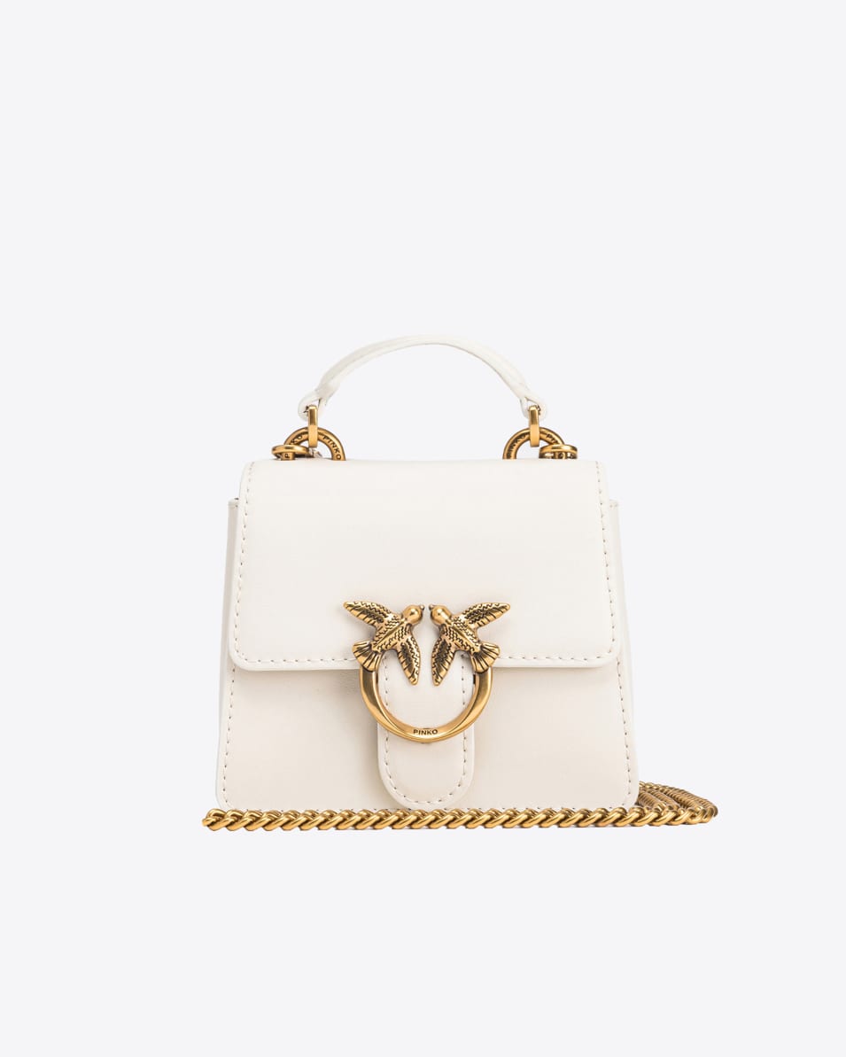 Pinko Micro Love Bag One Top Handle Light
