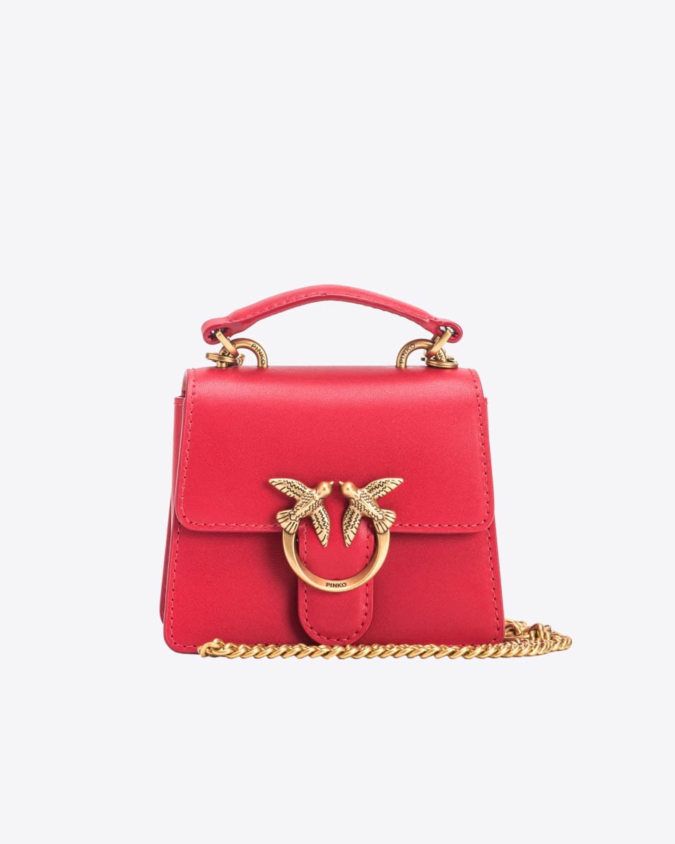 Pinko Micro Love Bag One Top Handle Light