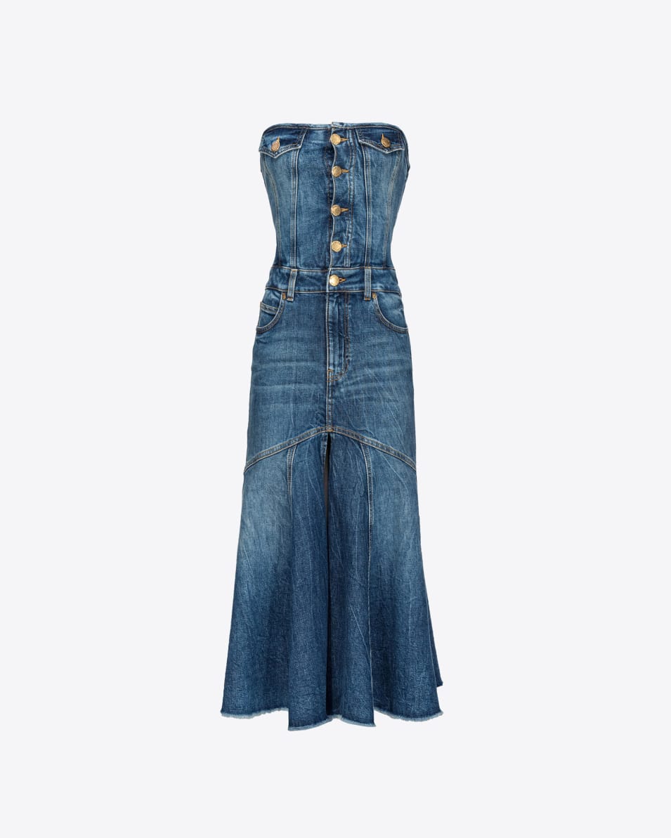 Pinko Midikleid Denim Vintage